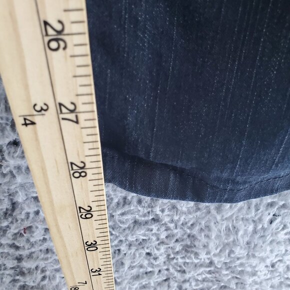 Christopher & Banks Jeans Womens Size 10 Black Embellished Pockets Stretch Slim - Picture 7 of 12